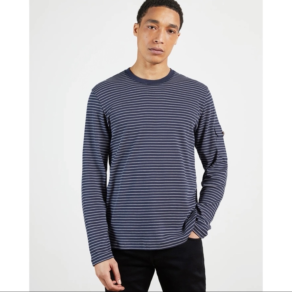 Ted Baker Melted Striped Long Sleeve Shirt